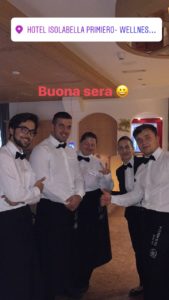 staff di sala dell'Hotel Isolabella Primiero - Trentino