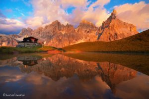 Tramonto a Baita Segantini - Passo Rolle - Trentino