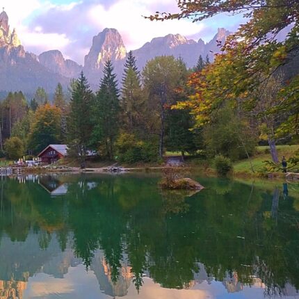 Laghetto Welsperg in Val Canali - AUtunno in Trentino